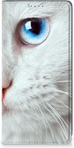 Bookcover OnePlus Nord CE 2 Lite 5G Smart Case Witte Kat