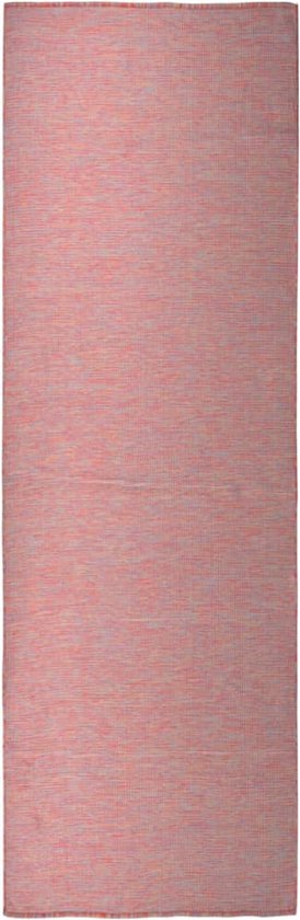 vidaXL-Buitenkleed-platgeweven-80x250-cm-rood