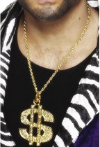 Dressing Up & Costumes | Costumes - 70s Disco Fever - Dollar Sign Medallion