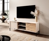 Tiroir de meuble - Meuble TV Ramirez - Beige - Chêne - 153 cm
