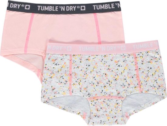 Tumble 'N Dry Andrea Meisjes Hi 2-pack Ondergoed - grijs | bol.com