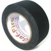 Gaf  - Fire brandvertragende gaffa tape 48mm x 25m zwart