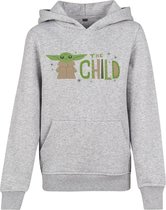 Mister Tee The Mandalorian - The Child Kinder hoodie/trui - Kids 146 - Grijs