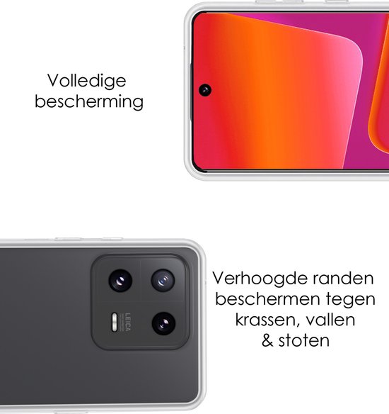 Xiaomi 13 Pro Case Cover Housse antichoc avec protecteur d'écran - Transparent