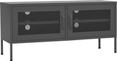 vidaXL-Tv-meubel-105x35x50-cm-staal-antracietkleurig