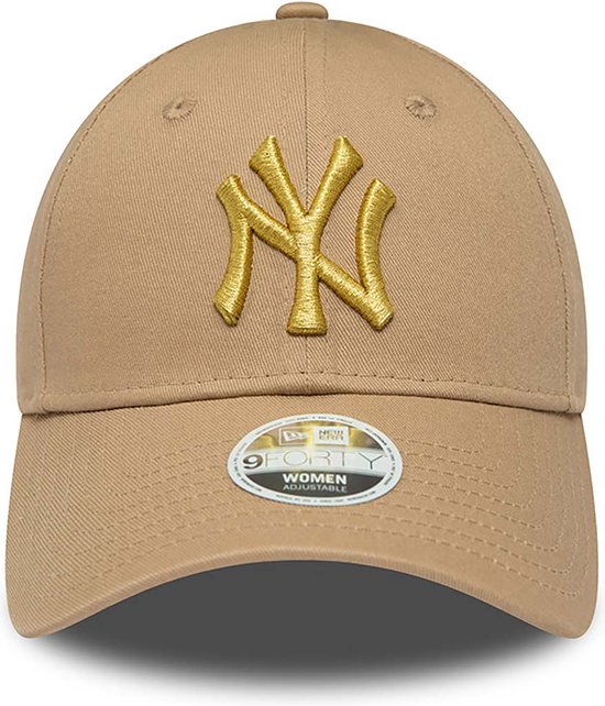 Casquette réglable 9FORTY avec logo métallisé pour femme, New York Yankees,  marron | bol.