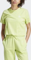 adidas Sportswear Scribble Embroidery Crop T-shirt - Dames - Groen- 2XS