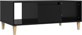 vidaXL Salontafel Noir 90 x 50 x 36,5 cm Bois traité