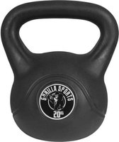 Bol.com Gorilla Sports Kettlebell - Kunststof - 20 kg aanbieding