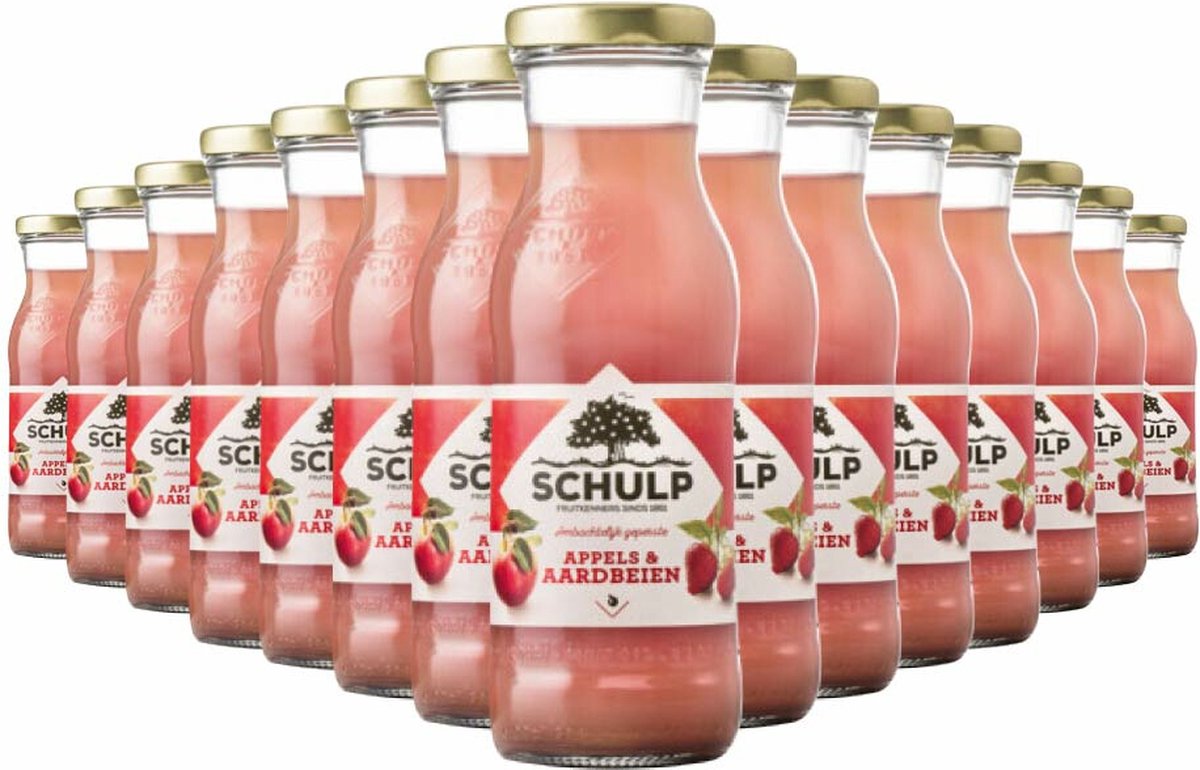Schulp Appel & Aardbeiensap Ambachtelijk 15 x 0,2 liter