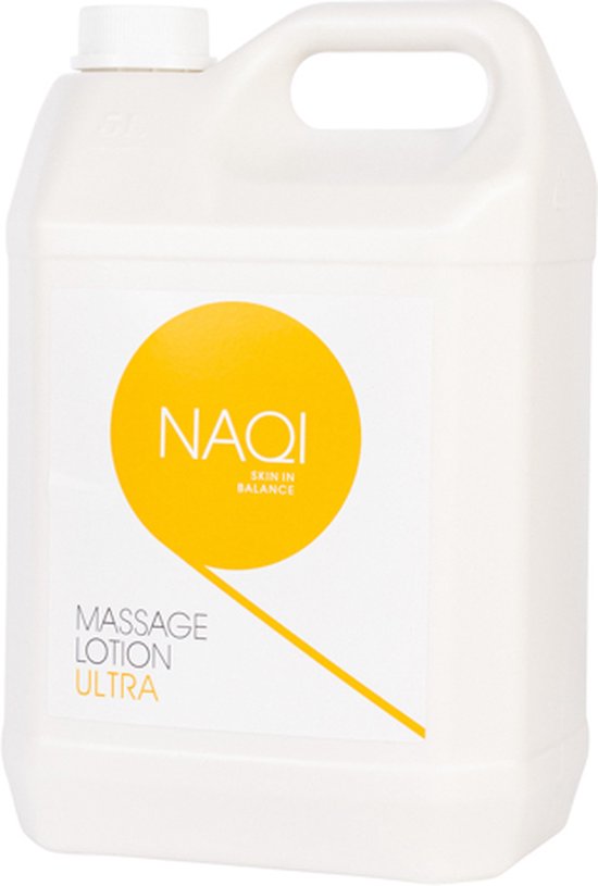 NAQI® Massage Lotion Ultra 5l - Hypoallergeen - Huidverzorgend - Waterafwasbaar