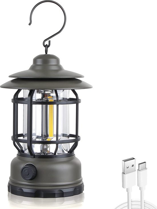 Lampe de camping rechargeable LED - Lanterne de camping rechargeable -  Lampe de