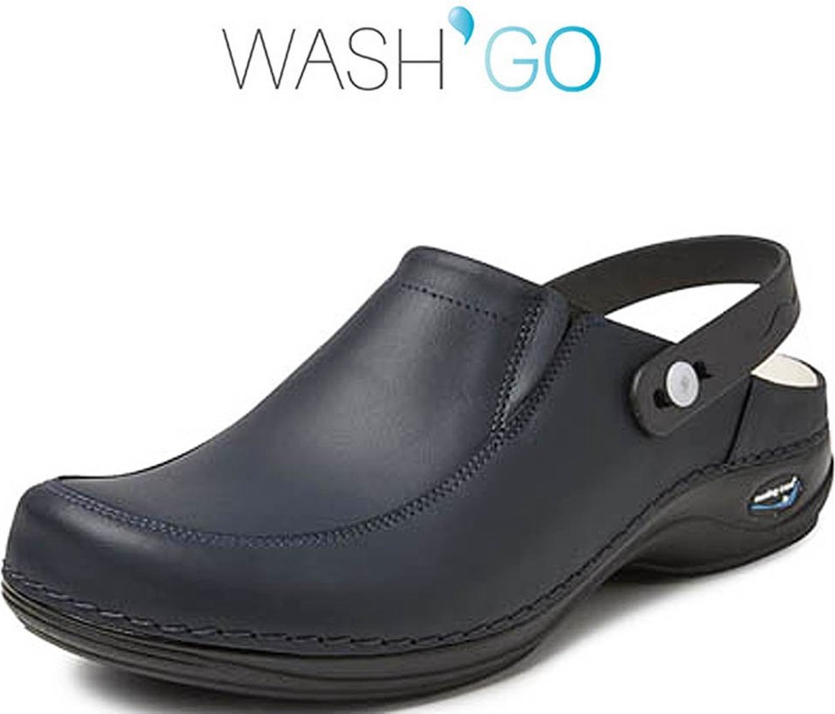 Nursing Care Clog Open Elastiek - Blauw Medische Klompen