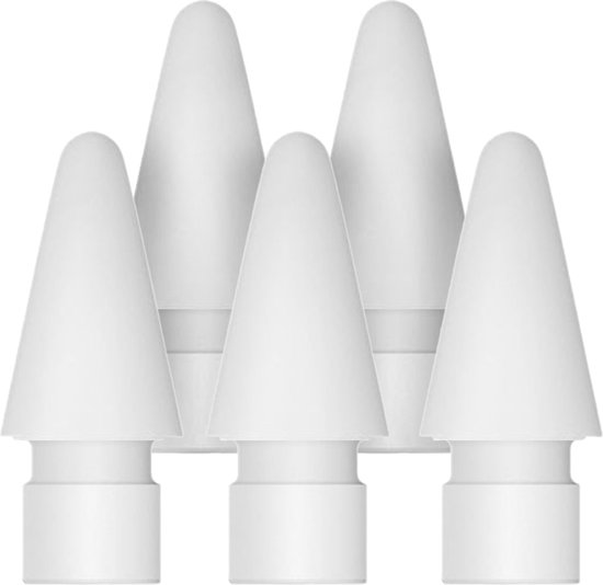 MMOBIEL Tips voor Apple Pencil – 5 Stuks Apple Pencil Punten voor Apple Pencil 1e & 2e Generatie – iPencil Nibs Vervanging - Wit