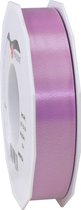 1x XL Hobby/decoratie lila kunststof sierlinten 2,5 cm/25 mm x 91 meter- Luxe kwaliteit - Cadeaulint lint/ribbon