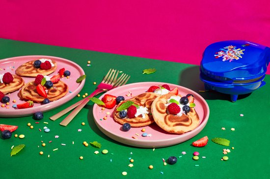 Bestron Wafelijzer - APP500B - 550W - Paw Patrol mini wafel - Hondenpoot vorm - Chase- Blauw - 5 jaar garantie van Bestron — afbeelding 4