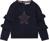 Dirkje-Girls Sweater ls-Navy