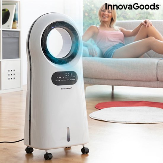 Innovagoods Bladeless Air Conditioner met LED - Airco - Ventilator - Mobiele Airco bol.com