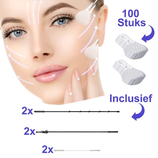 Foto: Facelift tape set van 100 stuks donker haar foxeye of verwijderd rimpels facelift zonder chirurgie