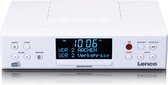 Lenco KCR-190WH - Radio de cuisine DAB+/ FM avec Bluetooth®, éclairage LED et minuterie - Wit