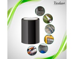 Super Sterk Vardaan Waterdichte Tape - Lekkage Tape - Montage Tape - Klus & Reparatie Tape - Flextape - Montage Reparatietape Klustape - Voor Reparatie Zwembad/Badkamer/Zwembad/Tent/Lekkages - Waterbestendig - Rubber - 150x10 cm - Zwart