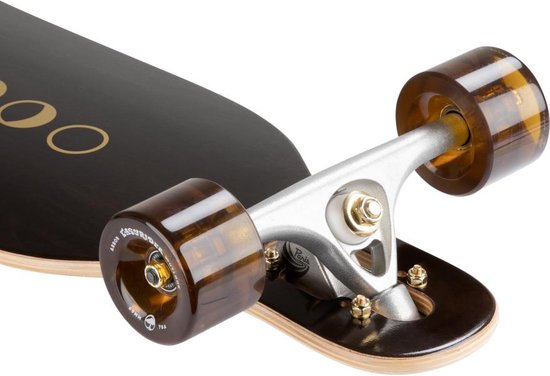 Longboard Complet Arbor Solstice B4BC Fish - Shape Pintail, 37 Pouces, Marron