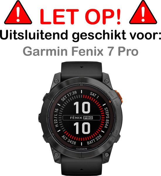 Waarschuwing: uitsluitend geschikt voor Garmin Fenix 7 Pro.