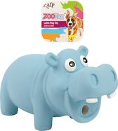 AFP Hector the Hippo - Hondenspeelgoed - ZooTex - Latex hondenspeeltje - Met knorgeluid - L - Nijlpaard