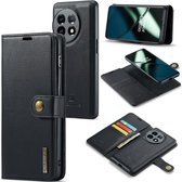 DG.MING 2-in-1 Book Case & Back Cover - Geschikt voor OnePlus 11 5G Hoesje - Zwart