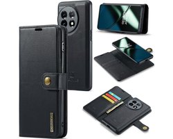 DG.MING Hoesje - Geschikt voor OnePlus 11 5G Hoesje - DG.MING 2-in-1 Book Case & Back Cover - Zwart
