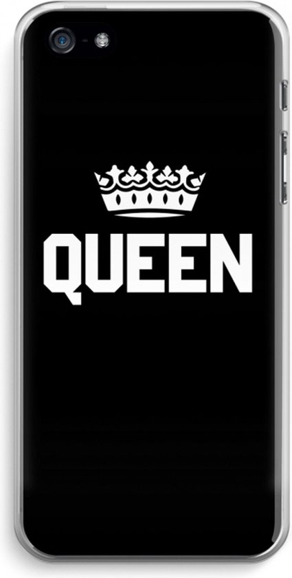 Case Company® - Coque iPhone 5 / 5S / SE (2016) - Queen Black - Coque souple pour téléphone - Protection sur tous les côtés et bord de l'écran