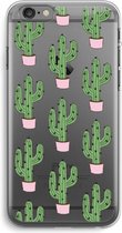 Case Company® - Hoesje geschikt voor iPhone 6 PLUS / 6S PLUS hoesje - Cactus Lover - Soft Cover Telefoonhoesje - Bescherming aan alle Kanten en Schermrand