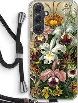 Case Company® - Hoesje met koord geschikt voor Samsung Galaxy A54 hoesje met Koord - Haeckel Orchidae - Telefoonhoesje met Zwart Koord - Bescherming aan alle Kanten en Over de Schermrand