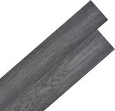 vidaXL - Vloerplanken - zelfklevend - 5,02 - m² - 2 - mm - PVC - zwart - en - wit