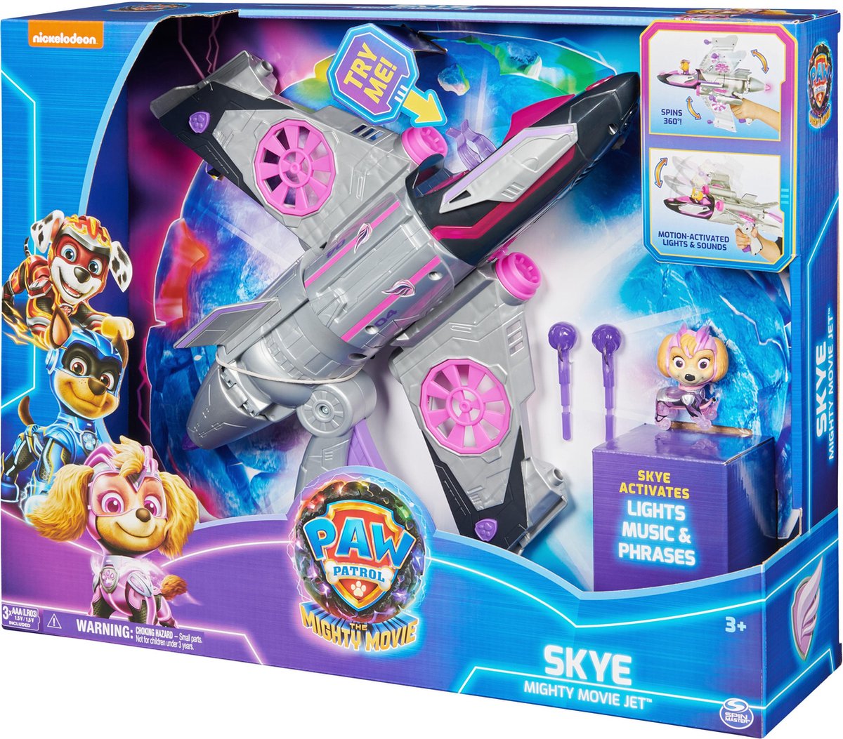 Paw Patrol Avion jouet - Film 2 - Véhicule Skye