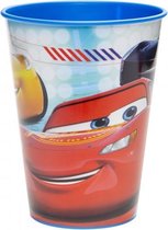 drinkbeker cars 260 ml rood/blauw