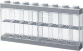 vitrine Minifigure 38 x 18,5 cm polycarbonaat grijs
