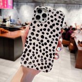 Natuurlijk landschap patroon TPU beschermhoes voor iPhone 12 Pro Max (spots)