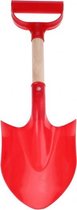 schep kunststof/hout rood 48 cm