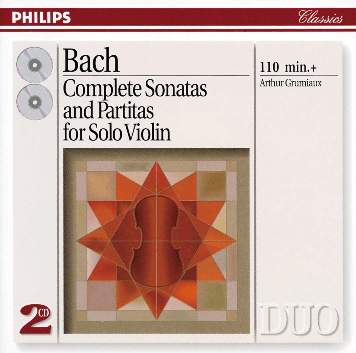 Arthur Grumiaux - J.S. Bach: Complete Sonatas & Partitas For Solo Violin (2 CD) (Complete)
