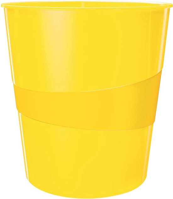 Leitz Waste Bin Leitz WOW 15l yellow