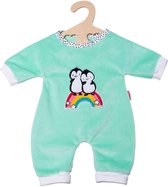 Heless Poppenromper Pinguïn Junior 28-35 Cm Fluweel Blauw