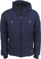 Cars Jeans -  Heren Winterjas - Londers  - Navy