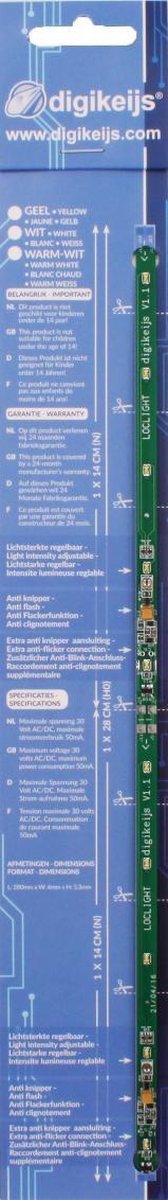 Digikeijs Ledstrip met Gele leds