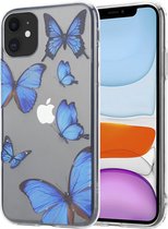 ShieldCase Give Me Butterflies geschikt voor Apple iPhone 12 / 12 Pro - 6.1 inch hoesje + glazen Screen Protector - Backcover shockproof case - Hoesje hard cover - Hardcover beschermhoesje - Screenprotector glas