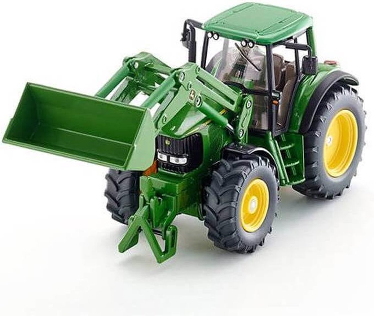 SIKU 3652, John Deere Tractor met voorlader, 1:32, metaal/kunststof, groen, beweegbare voorlader, verwijderbare bestuurderscabine — cadeau in Spellen & Speelgoed - foto 3