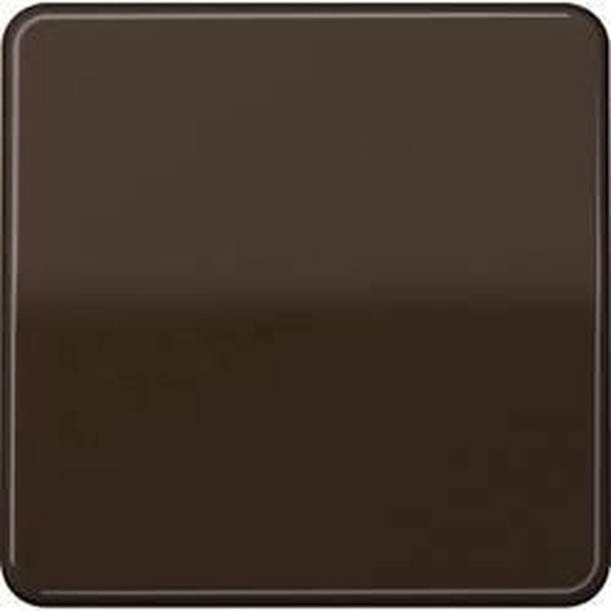 Jung simple Cache Interrupteur va-et-vient, Bouton-poussoir marron CD590BR