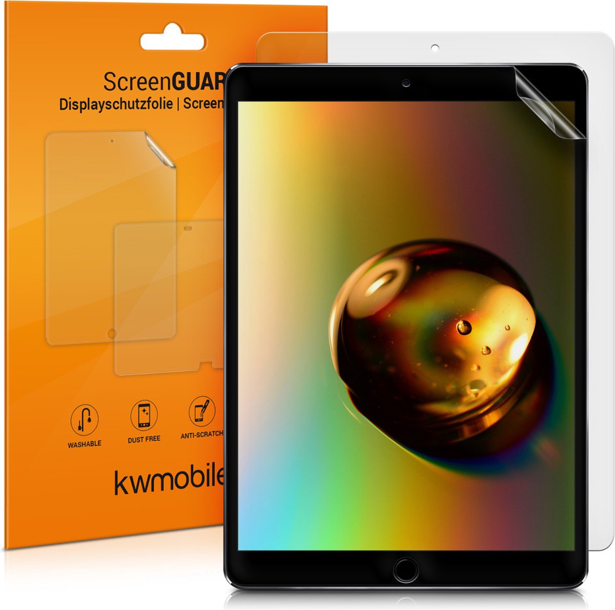 kwmobile 2x screenprotector geschikt voor Apple iPad Pro 10,5" - beschermfolie voor tablet