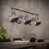 Hanglamp 5-Lichtbronnen - Ø16cm - Metaal - Industrieel - Betonlook - Giga Meubel