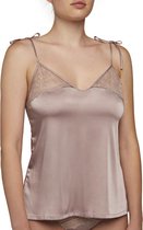 Tank top intimates collection | Satijn | YM | taupe